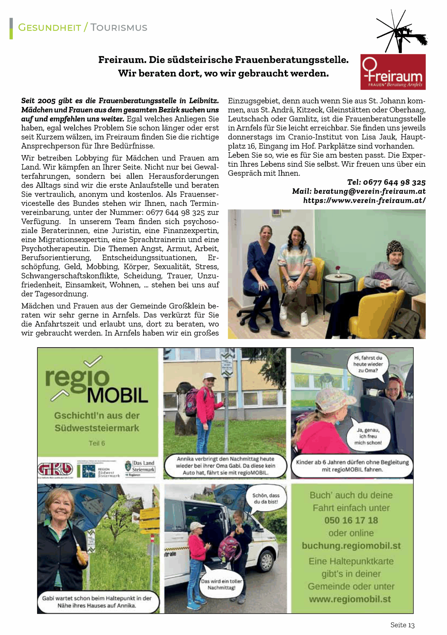 Beitrag in der Klapotetz Zeitung